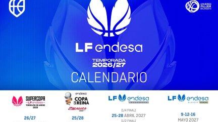 Calendario de la Liga Femenina Endesa 2026/2027