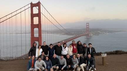 Foto de familia en el Golden Gate