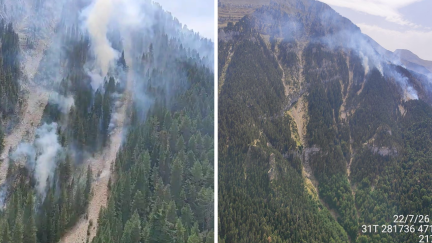 El incendio de Plan continúa en estado activo pero sin avance