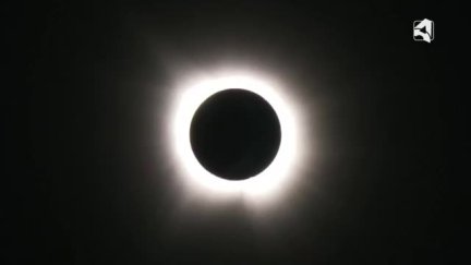 El eclipse total de sol, visible en Aragón, se producirá el 12 de agosto. / Aragón TV