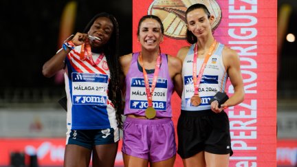 Elena Guiu, tercera en el campeonato de España de atletismo