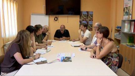 Miembros de CC. OO. se han reunido este miércoles con responsables de CHA, Teruel Existe, Izquierda Unida y Podemos para pedirles su apoyo al Nudo Mudéjar.