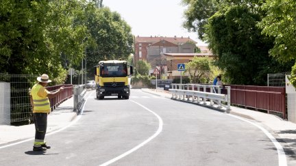 Inauguración del nuevo Puente Ratero, en Calamocha.
