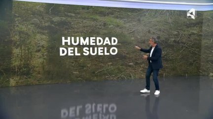 La humedad del suelo en Aragón está, en la mayor parte del territorio, por debajo del 10%.