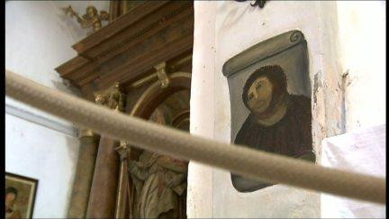 El 7 de agosto de 2012, el blog del Centro de Estudios Borjanos publicaba por primera vez la restauración del Ecce Homo del Santuario de Borja.