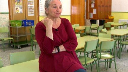 Teresa Maza, voluntaria de Cruz Roja y vecina de Biescas, ayudó el día de la tragedia y posteriores acogiendo a víctimas, familiares y equipos de asistencia en la escuela donde trabajaba