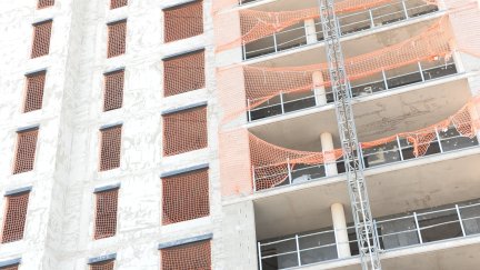 Fachada de pisos en construcción.EUROPA PRESS15/4/2026