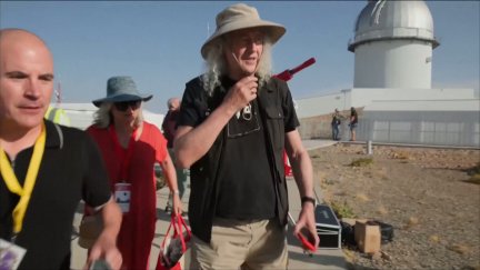 Brian May, guitarrista de Queen, en Javalambre