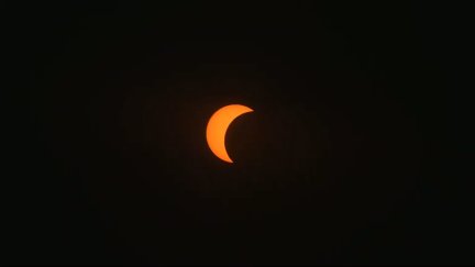 Eclipse visto al 70 %