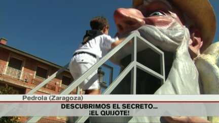 En 2016, Don Quijote salió de La Mancha para instalarse en Pedrola... ¡en forma de Tragachicos!