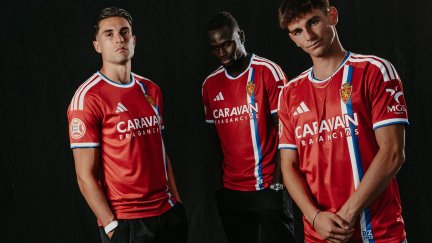 Segunda equipación Real Zaragoza