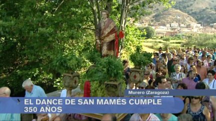 El 17 de agosto se celebra la Romería de San Mamés en Murero (Zaragoza), en la que realizan su tradicional baile durante un kilómetro y de espaldas