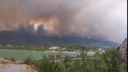 Incendio en Las Peñas de Riglos. / Infoar