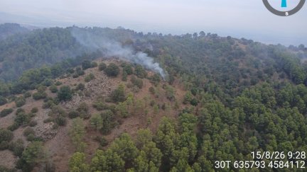 incendio Almonacid de la Sierra 15 agosto.