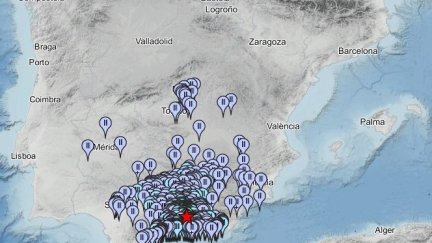 El terremoto de magnitud 5 y con epicentro en la localidad de Alhendín (Granada) también se ha sentido fuera de Andalucía, según el Instituto Geográfico Nacional.