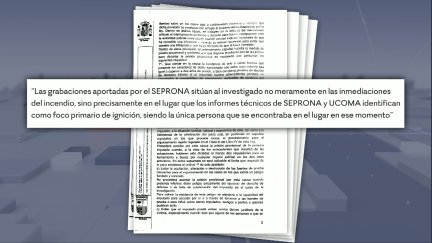 Parte del acta del juez que se ha conocido este domingo.
