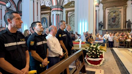 Representación del Gobierno de Aragón en el funeral por el soldado de la UME fallecido