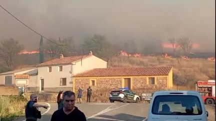 Incendio en Tornos, Teruel / ATV