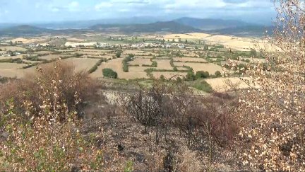 El incendio de Las Peñas de Riglos ha calcinado 14.500 hectáreas.