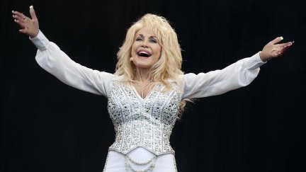 La cantante durante su actuación en Glanstonbury en el 2014.
