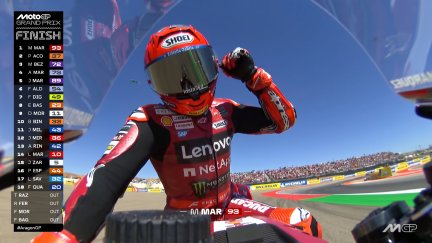 Líderes del domingo impulsados por la Moto GP