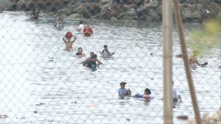 Entrada de miles de inmigrantes a finales de julio en Ceuta.