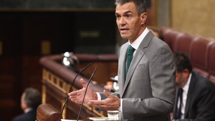 El presidente del Gobierno, Pedro Sánchez, comparece durante una sesión plenaria en el Congreso de los Diputados, a 3 de septiembre de 2026, en Madrid (España).