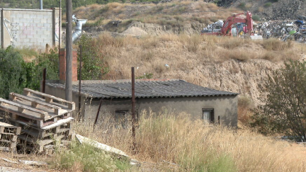 Incendio en la casa-cueva de Juslibol