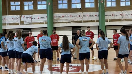 Entrenamiento del Wanapix Aldelís Intersala 10 Zaragoza.