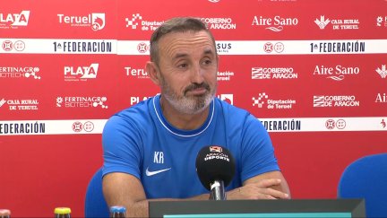 Rueda de prensa de Kiko Ramírez, entrenador del CD teruel