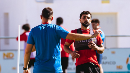 Imagen del último entrenamiento. Foto: CD Teruel