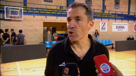 García de Vitoria hablando tras el partido