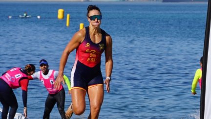 Esther Briz en el Europeo de Beach Sprint