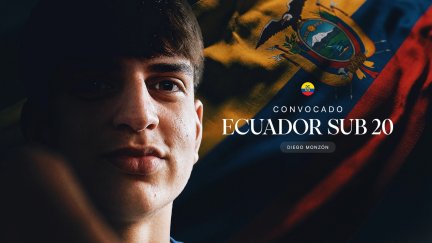 Diego Monzón, convocado con la Selección de Ecuardor sub-20.
