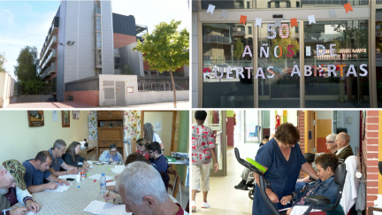 La casa de Cruz Blanca en Huesca atiende a 82 residentes.