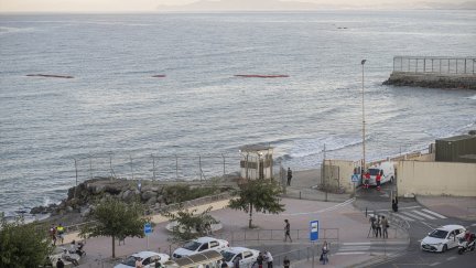 Frontera del Tarajal en Ceuta, el pasado 22 de septiembre de 2026.
