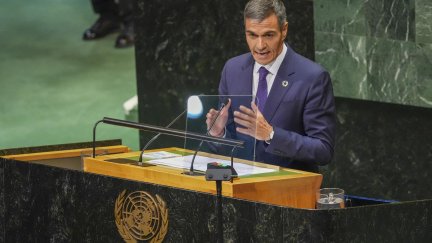 Pedro Sánchez, durante la 81ª Asamblea General de Naciones Unidas este miércoles.