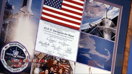 El centro de Historias de Zaragoza nos mostró en 2019 una exposición titulada “La Zaragoza Americana. Los años de convivencia con las fuerzas aéreas de Estados Unidos en la base".