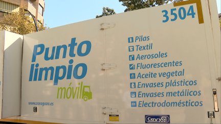 Los residuos inflamables no pueden dejarse en el punto limpio fijo.