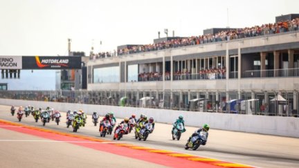 Carrera de Moto4 ECh ayer en MotorLand Aragón