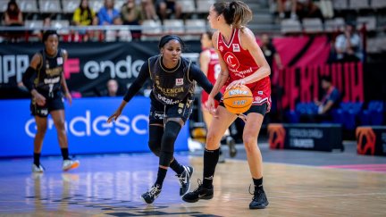 Imagen del partido de Supercopa ante Valencia Basket