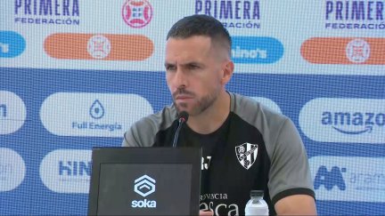 Raúl Jardiel en rueda de prensa.