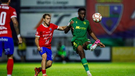 Imagen del partido de la SD Huesca en Pinilla
