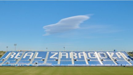 Imagen del escenario del partido de hoy