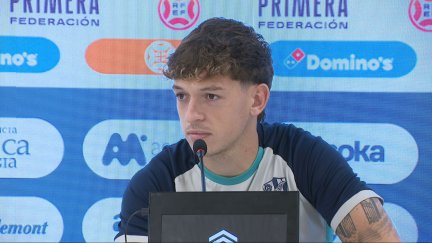 Rueda de prensa de Diego Gómez.