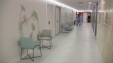 Planta cuarta del Hospital Materno Infantil Miguel Servet de Zaragoza.