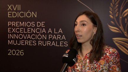 Lucía López Ortiz, Premio de Excelencia a la Innovación para Mujeres Rurales por el trabajo desarrollado al frente de La Tartufería, en la provincia de Teruel.