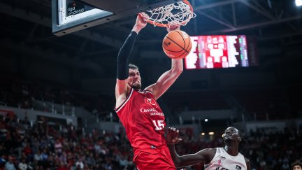 Birutis, uno de los jugadores más destacados del partido