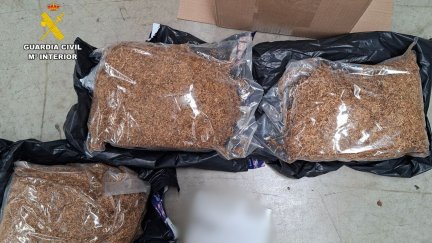 La Guardia Civil incauta picadura de tabaco en 17 aprehensiones