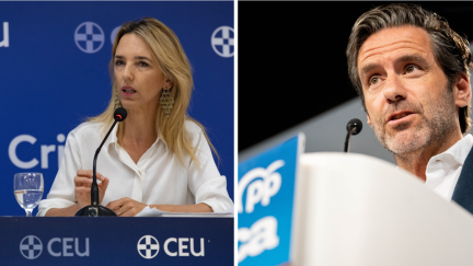 Cayetana Álvarez de Toledo y Borja Sémper, númoros dos y tres del PP al Congreso por Madrid.